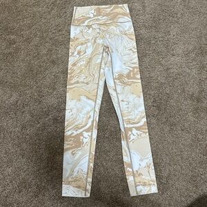 Marble Print Leggings